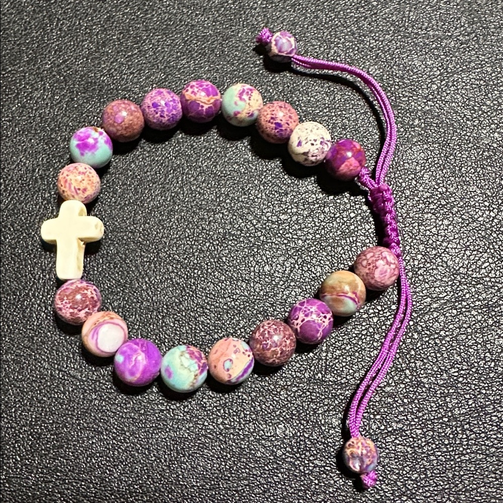 Natural Jasper Stone Easter Friendship Bracelet